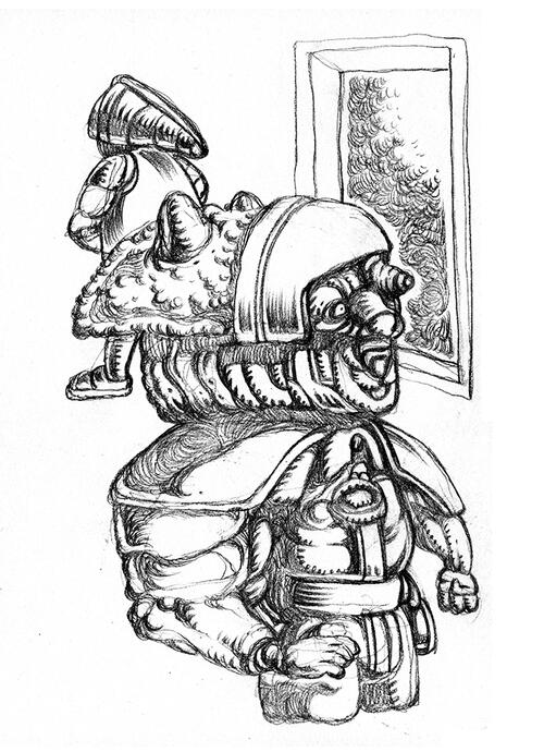 Swhat 2026 pencil on paper