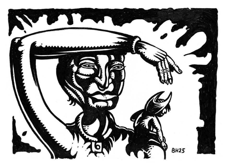 Dual 2025 Ink on paper