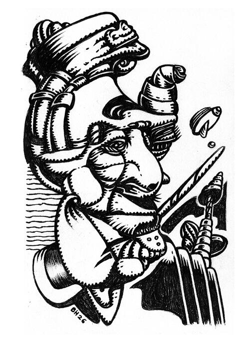 Portrait 2026 Ink on paper