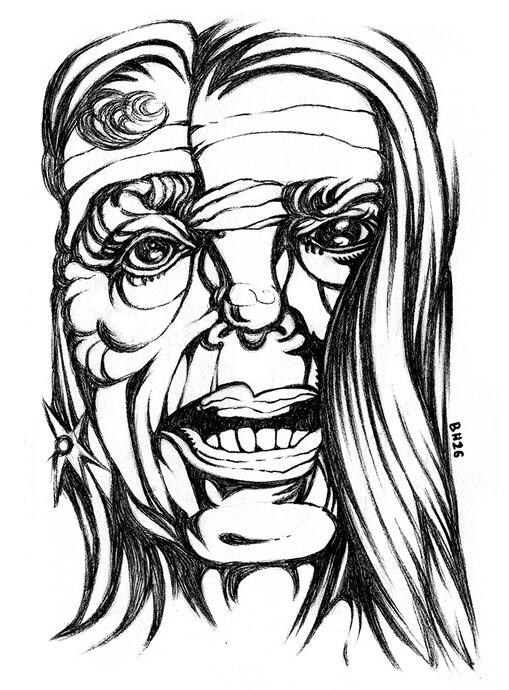 Portrait 2026 Ink on paper