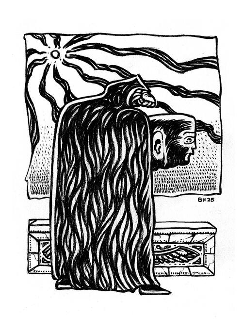 Reptiles 2025 ink on paper